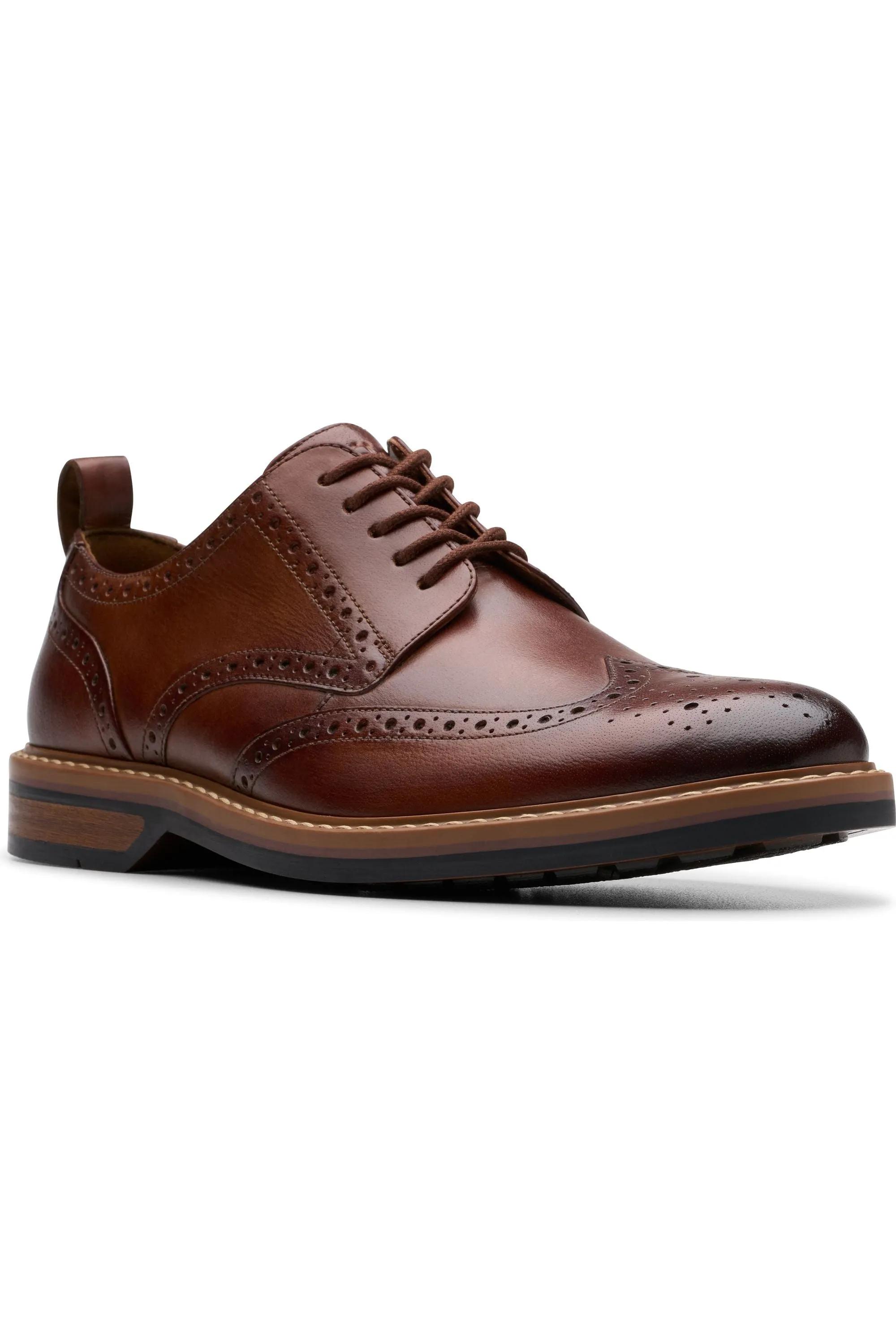 Clarks Aldwin Limit in Tan Leather